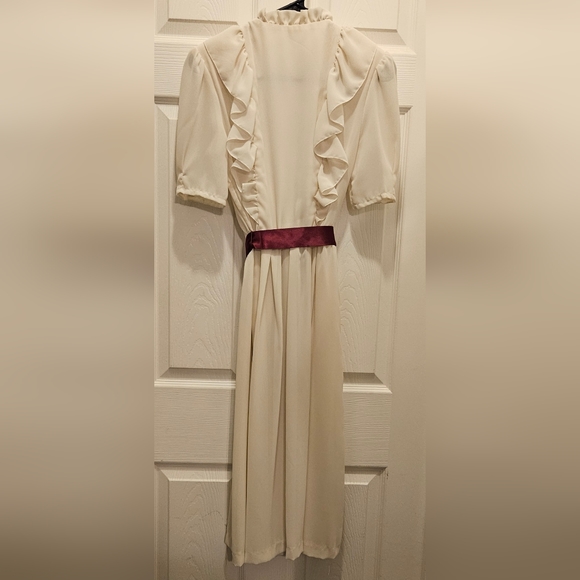 Ruffled Chiffon Dress - Picture 4 of 8